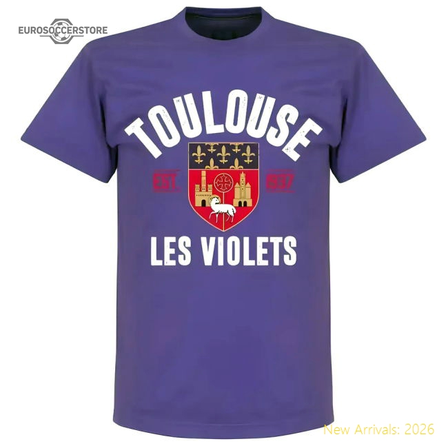 Toulouse Established T-Shirt - Purple-Vantage Point Soccer